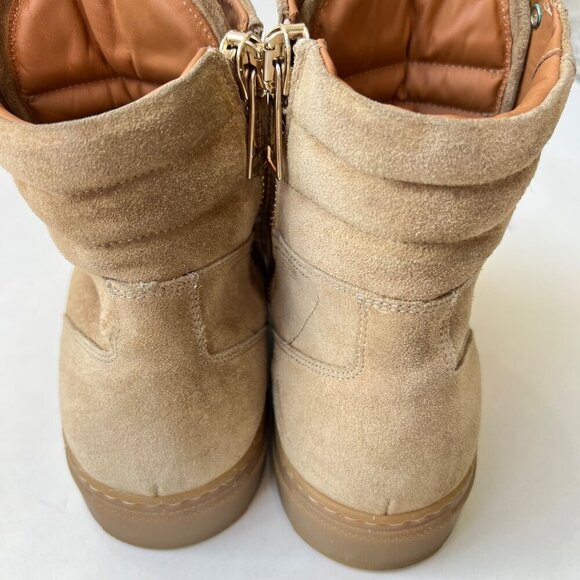 The Grand Voyage Belmondo High suede lace up boots, Tan, Size 10 - Picture 9 of 14